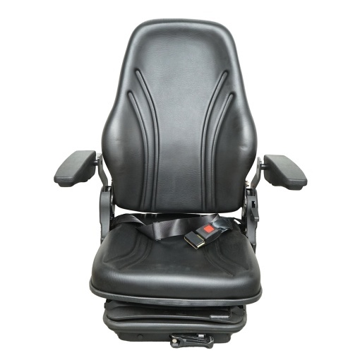 Scaun universal reglabil pe greutate 50-130Kg, cotiere si spatar rabatabil 55-89° pentru tractor, utilaje agricole, industriale, stivuitor - Img 6