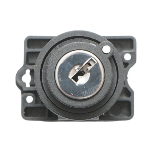 Selector 2 pozitii cu retinere si cheie 1NO+1NC, 400V/10A, LAY5-EG45 Breckner Germany - Img 3