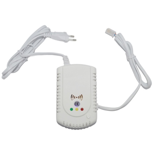 Senzor de gaz PNI GD-01, cu avertizare sonora si luminoasa, pentru GPL, gaze naturale, gaze de huila compatibil cu electrovalva PNI V-02 - Img 2