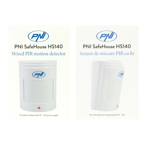 Senzor de miscare PIR cu fir PNI SafeHouse HS140 pentru sisteme de alarma compatibil cu PNI HS600 si PNI HS650 - Img 4