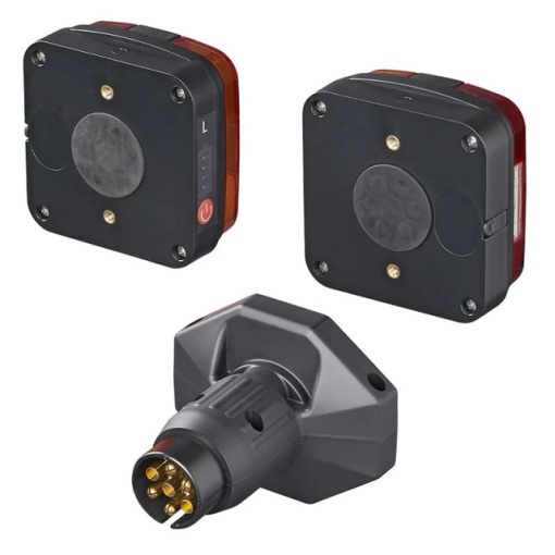 Set 2 lampi pentru remorca LED Wireless cu magnet (Bluetooth) 7-pin - Img 3
