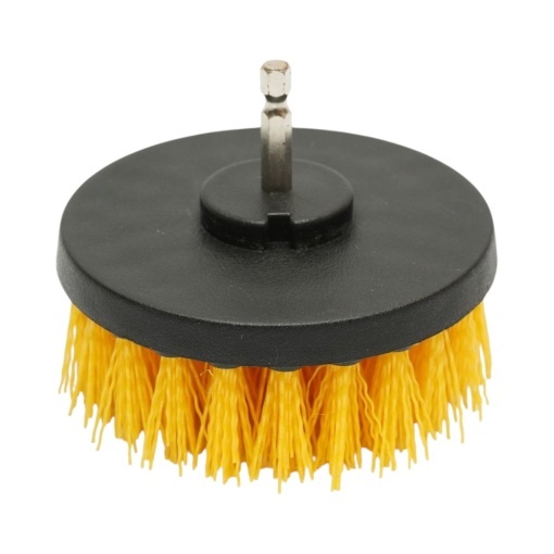 Set 4 perii rotative pentru curatare cu bormasina 50mm, 90mm, 100mm, 125mm, prindere 1/4 inch Breckner Germany - Img 9