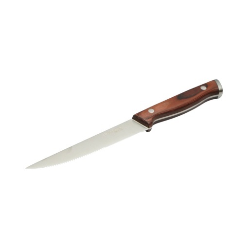 Set 6 cutite steak 12.5cm, lama zimtata otel 3Cr13, maner lemn Pakka Breckner Germany - Img 3