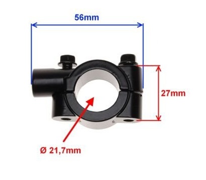 Set adaptor prindere oglinzi colier - surub (Ø 8mm) - Img 3
