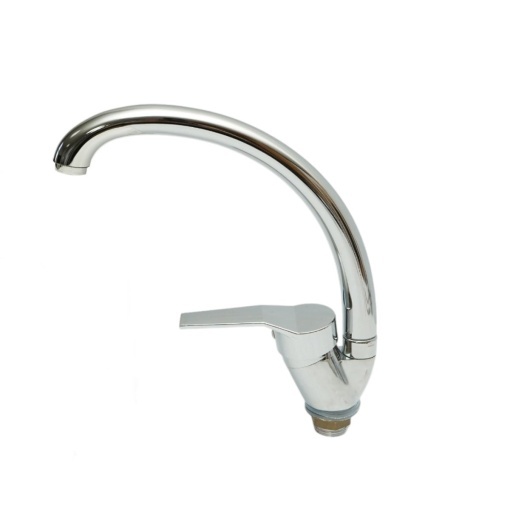 Set baterii baie si bucatarie 3 in 1, baterie cada cu para dus si furtun, baterie lavoar, baterie chiuveta bucatarie, monocomanda, crom lucios, aliaj zinc, furtunuri incluse - Img 4