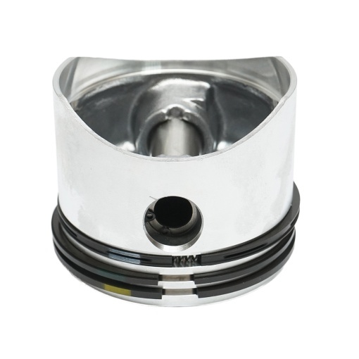 Set biela si piston echipat cu segmenti 80mm, pentru compresor aer Tractor Forestier, motor Perkins - Img 4