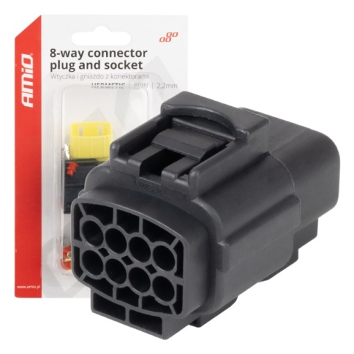 Set conector stecher si priza 8 PIN 2.2mm