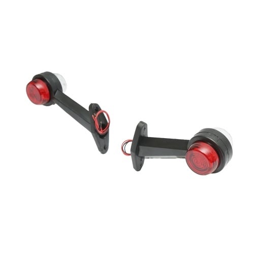 Set doua lampi de gabarit cu LED 12/24V, rosu-alb - Img 2