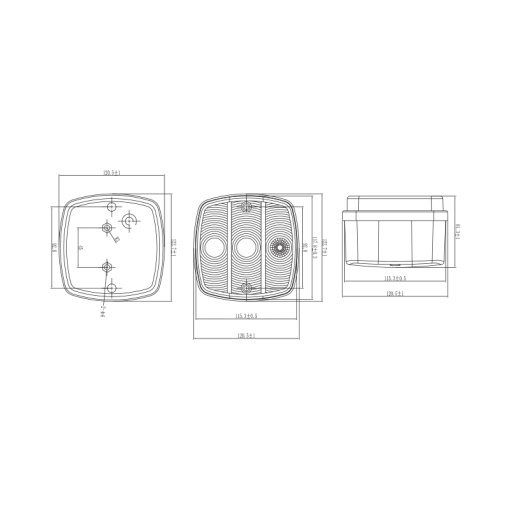 Set lampi spate 12V HR-D-004 Breckner Germany - Img 4