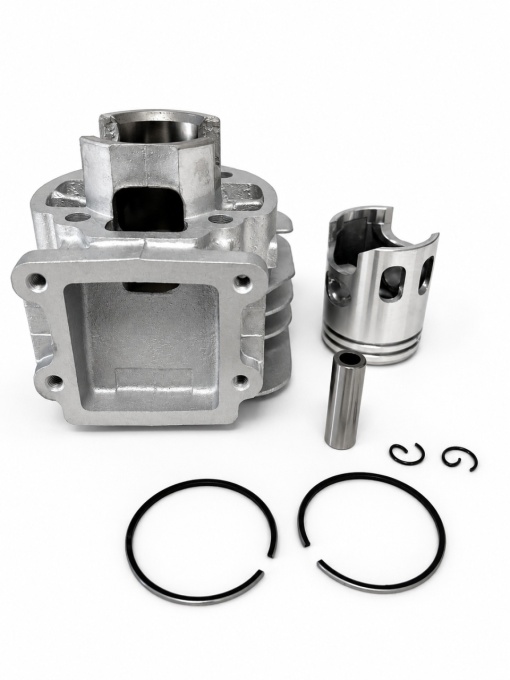 Set motor scuter 2T 50cc MBK Booster (racire pe aer) Aluminiu - Img 2