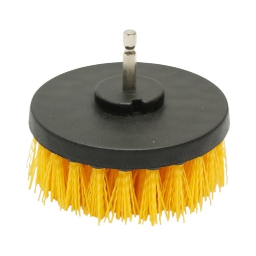 Set perii rotative pentru curatare si polisare cu bormasina 50mm, 90mm, 100mm, bureti polisare, pad-uri abrazive, suport Velcro, prelungitor, prindere 1/4 inch, 12 piese Breckner Germany - Img 8