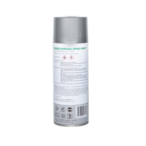 Spray vopsea Magic argintiu 036 450 ml - Img 3