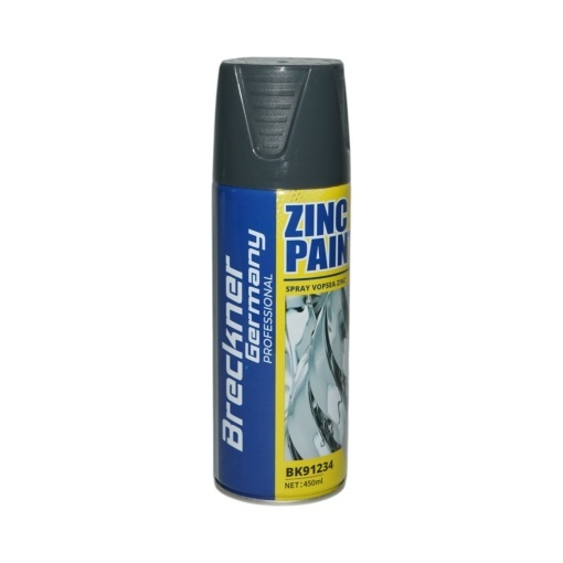 Spray vopsea zinc galvanizare la rece 450ml Breckner Germany - Img 3