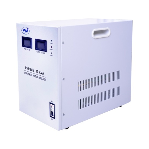 Stabilizator de tensiune PNI SVM-10K cu servomotor 10000VA, 8000W, iesire 230V - Img 5