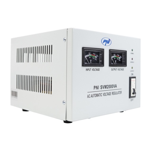 Stabilizator de tensiune PNI SVM2000VA cu servomotor, 1600W, 7.2A, iesire 230V - Img 4