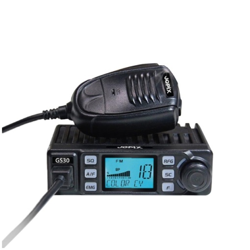 Statie radio CB JOPIX GS30 40 CH AM/FM 12-24V ASQ RF Gain ecran Multicolor - Img 7