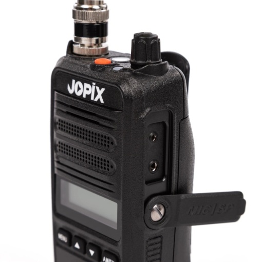Statie radio portabila CB JOPIX CB-80 AM/FM, ASQ, 40CH, 4W, 2600 mAh Li-Ion, negru - Img 8