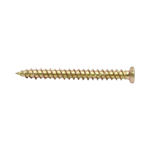 Surub montaj usi-ferestre 7.5x72mm, torx TX30, otel zincat galben 100 buc/cutie - Img 3