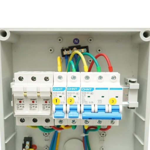 Tablou electric grup prize organizare santier 1x415V/32A, 2x230V/16A, 260x170x140mm IP44/IP66 Breckner Germany - Img 8