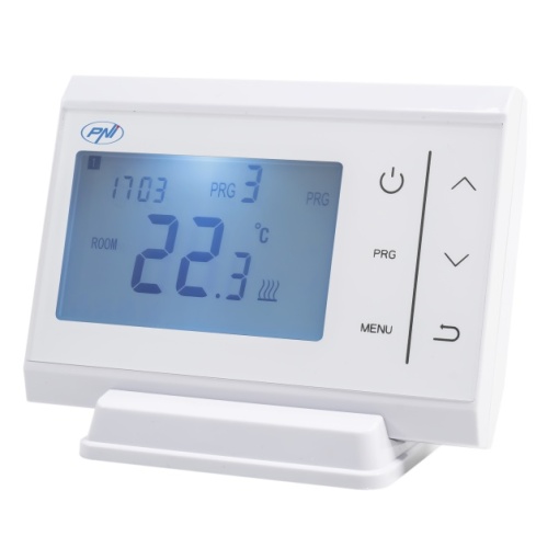 Termostat fara fir PNI CT60 pentru centrale termice, afisaj iluminat, programe zilnice - Img 8