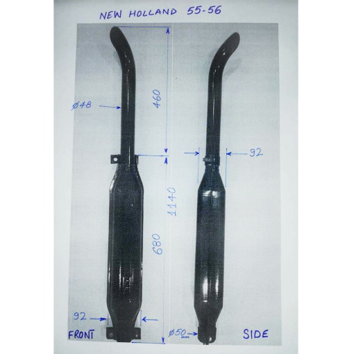 Toba esapament pentru New Holland 55-56 - Img 2
