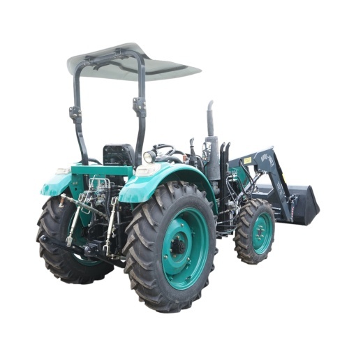 Tractor 60HP 4x4 semicabina cu incarcator frontal si cupa KONIG TRAKTOREN 604 - Img 4