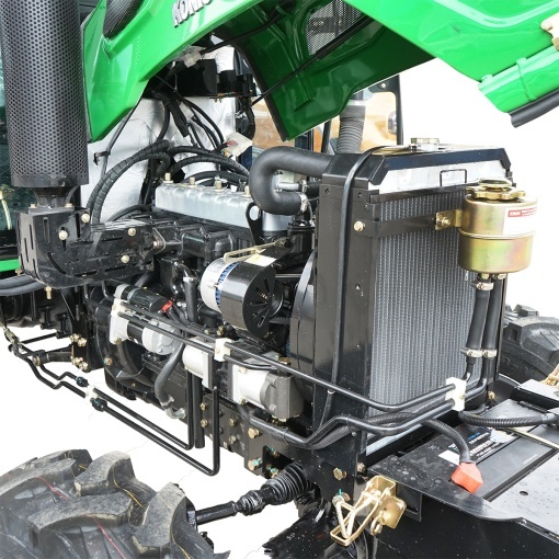 Tractor cu cabina 60HP Hanwo E3, motor Xinchai III cu roti 8.3-20/12.4-28 Konig Traktoren 604 - Img 9