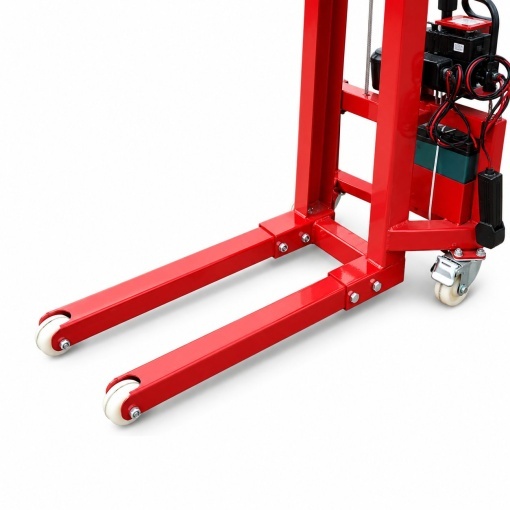 Transpalet manual 300kg cu ridicare electrica 12V, inaltime maxima 1.6m, telecomanda wireless - Img 12