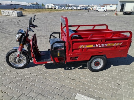 Triciclu electric KUBA GL15000 cu bena 1500W, Fara permis, 25 km/h, - Img 2