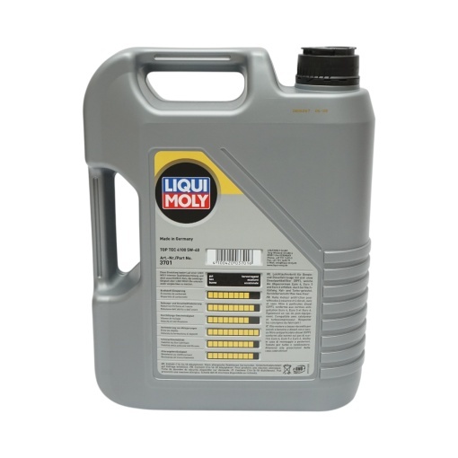 Ulei motor Liqui Moly 5W40 Top Tec 4100 5L - Img 3