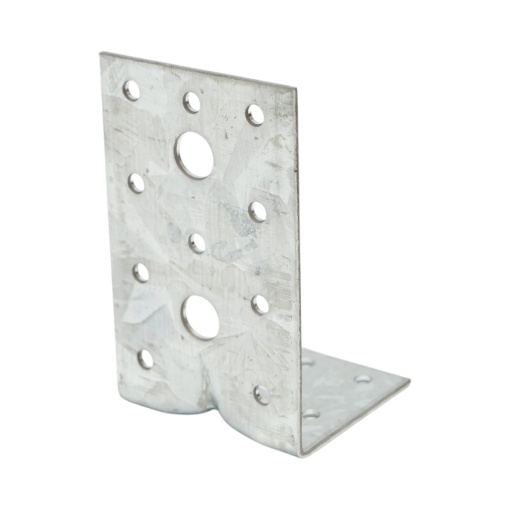 Vinclu de imbinare cu intaritura 90x55x55mm, grosime 2mm, otel zincat - Img 4