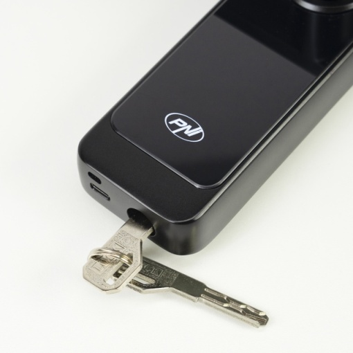 Yala inteligenta PNI SafeHome PTY6526, amprenta, cod, tag, aplicatie Tuya Smart, 100 utilizatori - Img 5