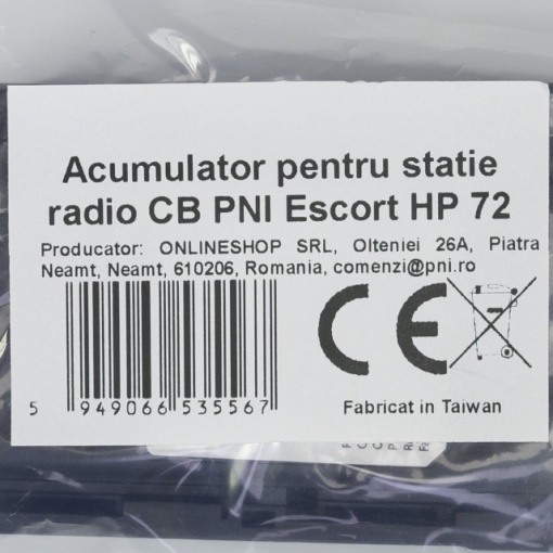 Acumulator PNI PB-HP72, Li-Ion, 2600mAh, pentru statia radio CB PNI Escort HP 72 - Img 4