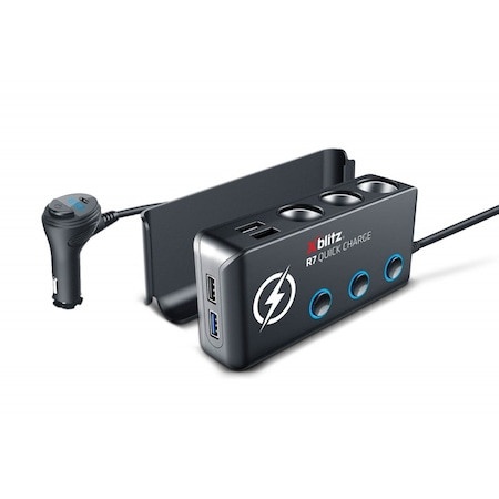 Adaptor 3X priza bricheta+ 4X(QC) USB+ 1X USB-C - Img 4