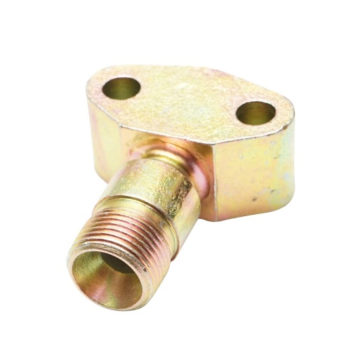 Adaptor/Flansa pompa H13 cu gaura mica fi 10,20 mm pentru conducta hidraulica de refulare 40.58.024 - Img 3