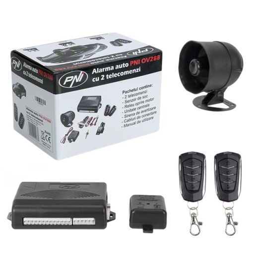 Alarma auto PNI OV288 cu 2 telecomenzi si modul inchidere centralizata - Img 8