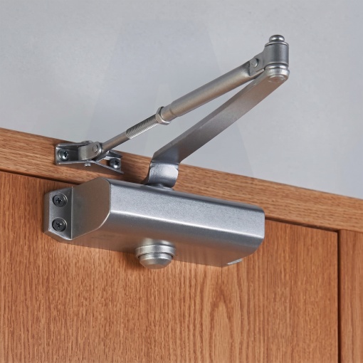 Amortizor usa hidraulic cu brat reglabil PNI AM450S pentru inchidere usa 25 - 45kg, viteza de inchidere reglabila - Img 8