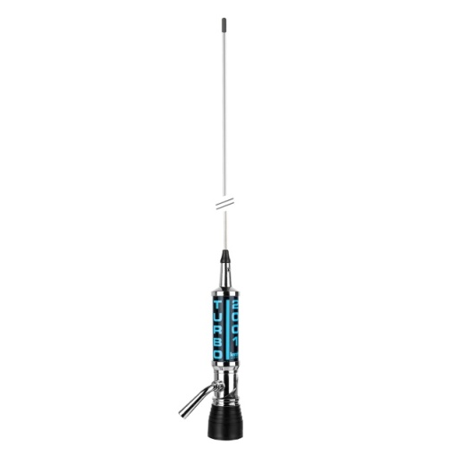 Antena CB LEMM Turbo 2001 CENTROTETTO AT2001PL fara cablu, lungime 200 cm, castig 6.5dB, 26-28.5MHz, 2000W, montura PL259, fabricat in Italia - Img 2