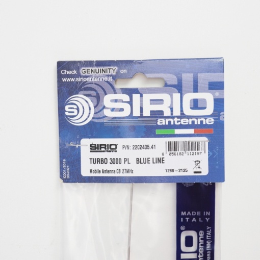 Antena CB Sirio Turbo 3000PL Blue Line Cod 2202405.41 fara cablu - Img 2