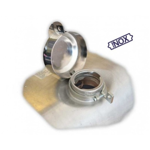 Antifurt rezervor combustibil Ø80mm full INOX + lacat - Img 2