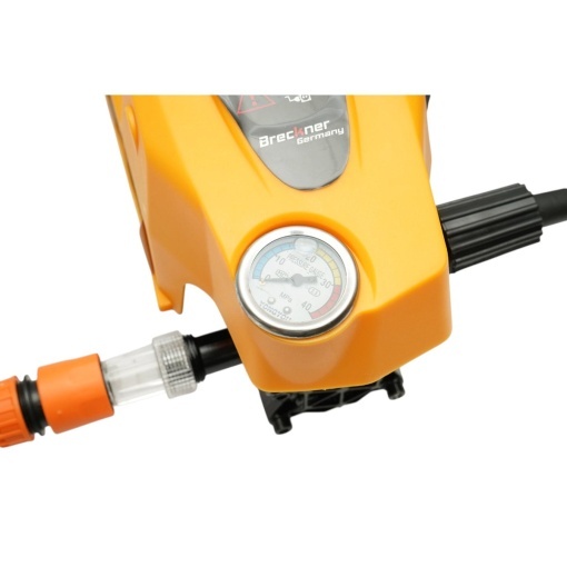 Aparat de spalat cu presiune 800W, 220V, 40 bar, debit 5 L/min cu pistol, rezervor spuma si furtun 7m Breckner Germany - Img 11