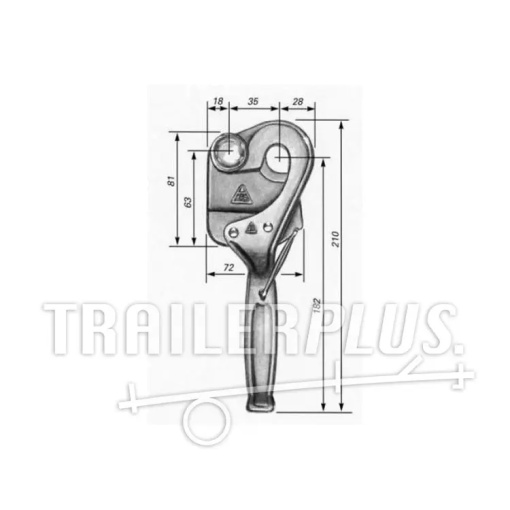 Arc fixare unghiular din inox – pozitie stanga - Img 2