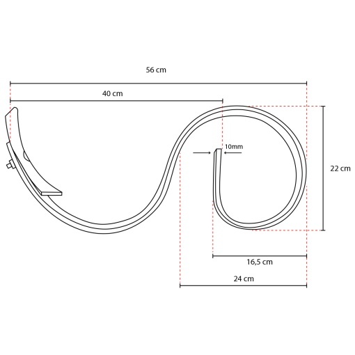 Arc scormonitor cu sageata 560x25x8mm combinator import CPGS-1.2.0 300102 - Img 5