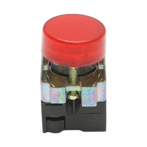 Buton indicator LED rosu 220V LAY5 Breckner Germany - Img 2