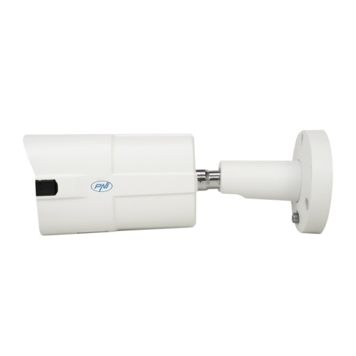 Camera supraveghere video PNI IP818J, POE, bullet 8MP, black light, lentila 2.8mm, pentru exterior, alb - Img 2