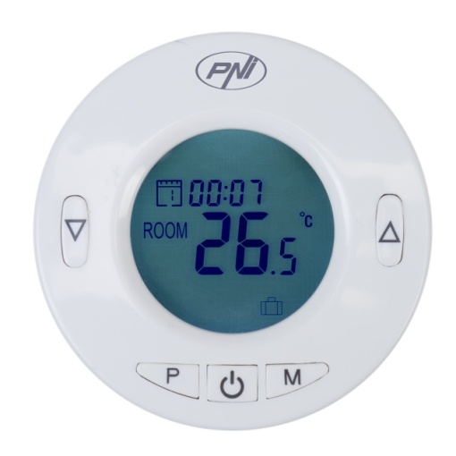 Cap termostatic inteligent PNI CT25T pentru calorifer, se conecteaza fara fir cu Hub PNI CT25WIFI cu control prin Internet, aplicatie de mobil Tuya Smart - Img 3