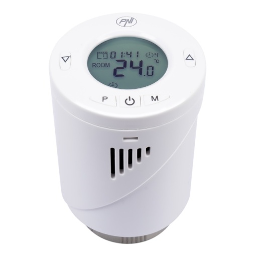Cap termostatic inteligent PNI CT25T pentru calorifer, se conecteaza fara fir cu Hub PNI CT25WIFI cu control prin Internet, aplicatie de mobil Tuya Smart - Img 6