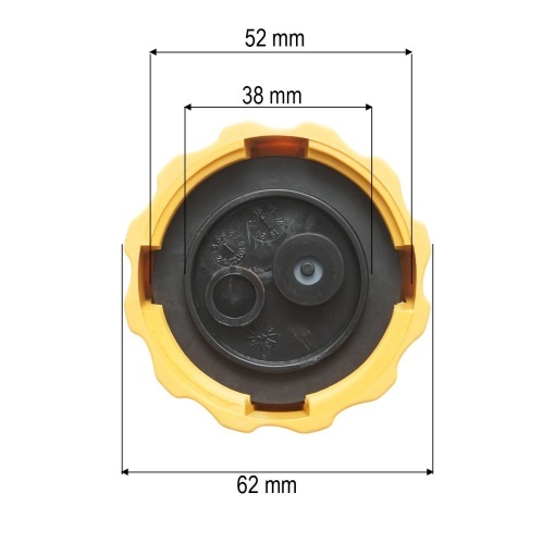 Capac rezervor lichid racire radiator Opel, Chevrolet, Daewoo 38mm cod OEM 94539597 - Img 3
