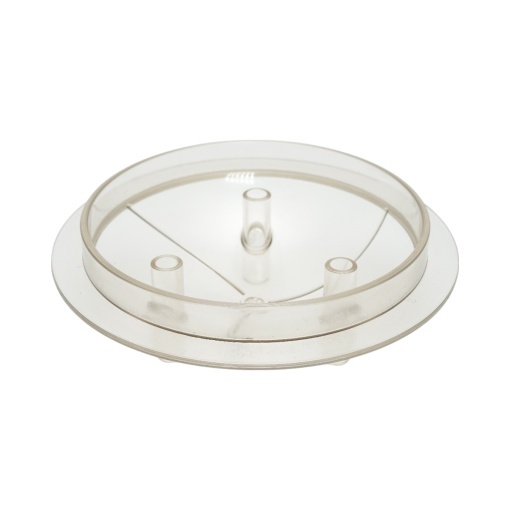 Capac transparent bidon 40L cu 3 iesiri pentru aparat de muls vaci Breckner Germany - Img 3