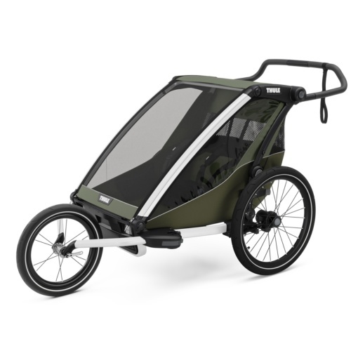 Carucior multisport Thule Chariot Lite double, Vintage Green - Img 6